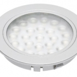 LED šviestuvas (įleidžiamas) ALVARO, 12V DC, 1,7W, 24 SMD3528, 130lm, 4000K, 2m laidas su miniAMP
